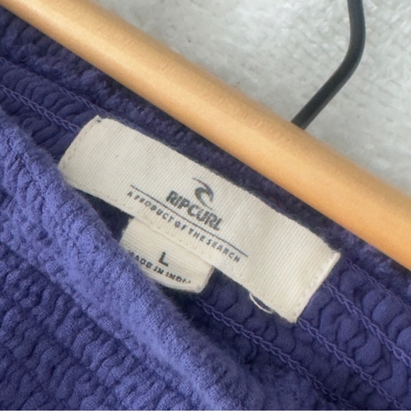 RIPCURL Women’s Strapless Gauze Cutout Maxi Dress Royal Blue Flowy Summer - Picture 5 of 7